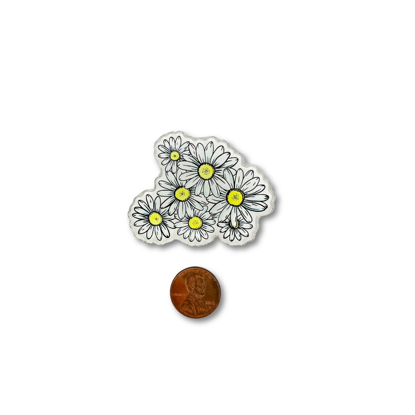 PNW Daisies Magnet- Acrylic Nature Art