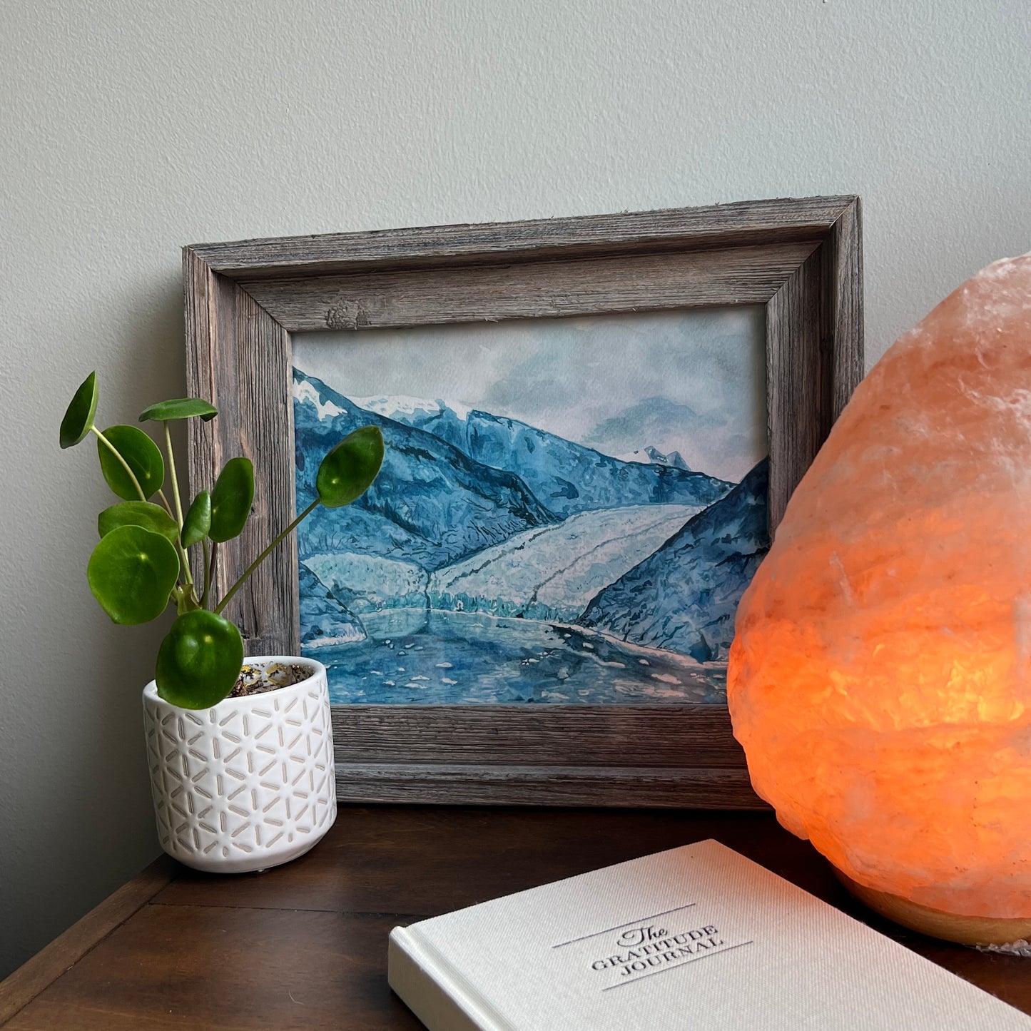 Dawes Glacier – Alaska Watercolor Fine Art Print by Caitlin Tobey | 8x10