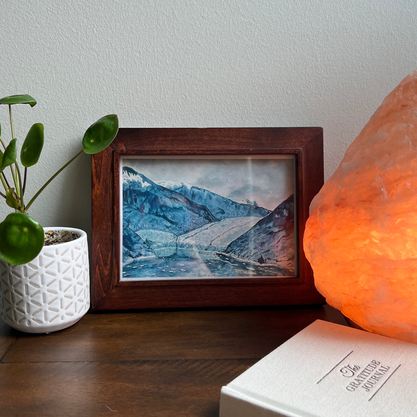 Dawes Glacier – Alaska Watercolor Fine Art Print by Caitlin Tobey | 5×7