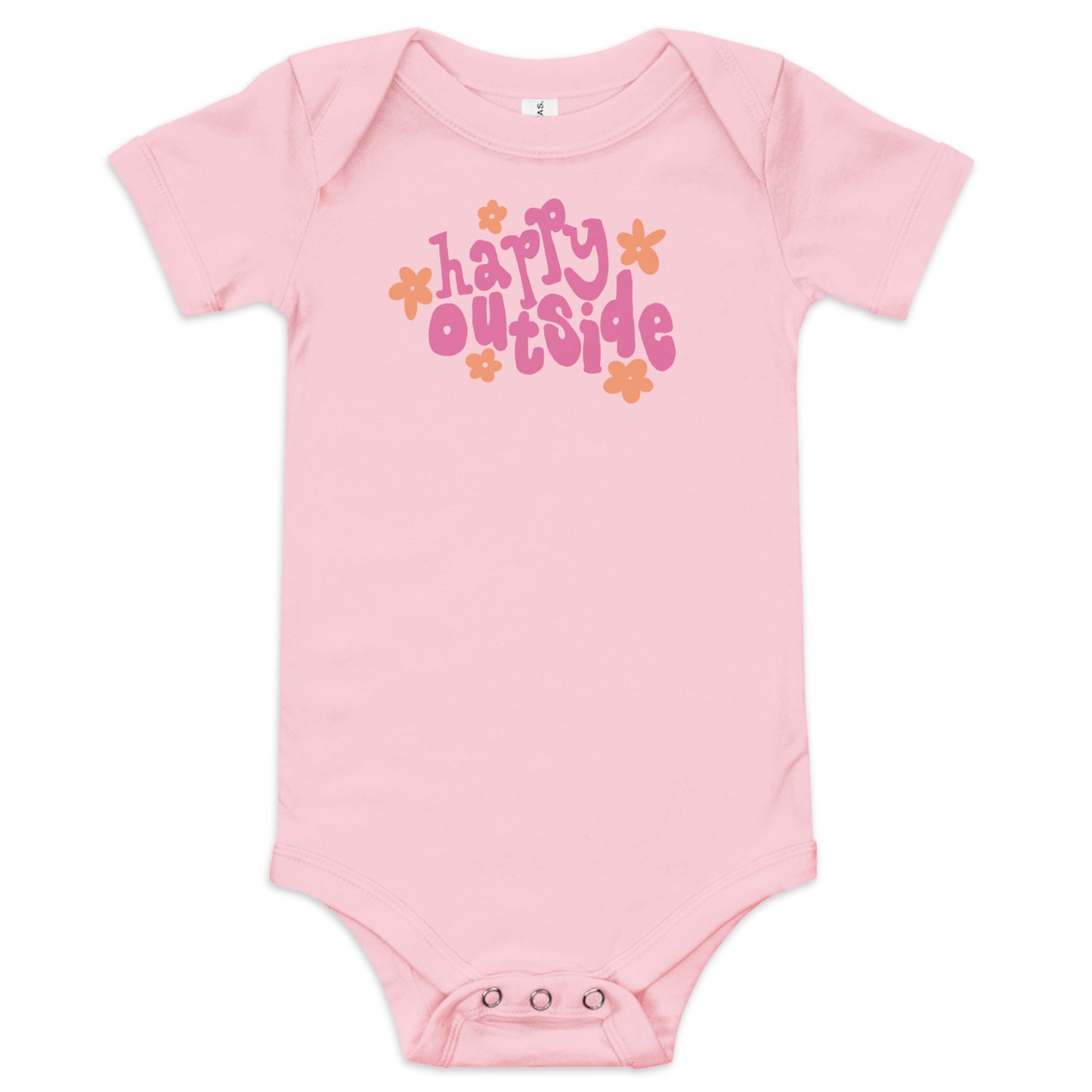 Lil' Granola Girl Happy Outside Onesie