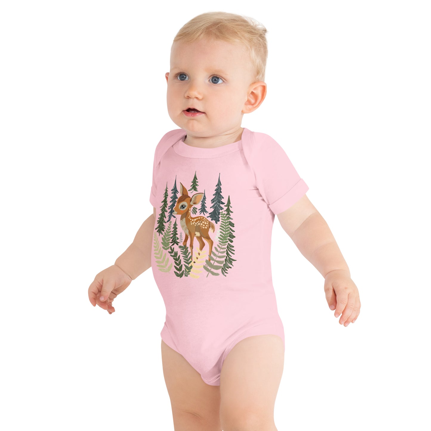 Lil' Granola Girl Forest Fawn Onesie