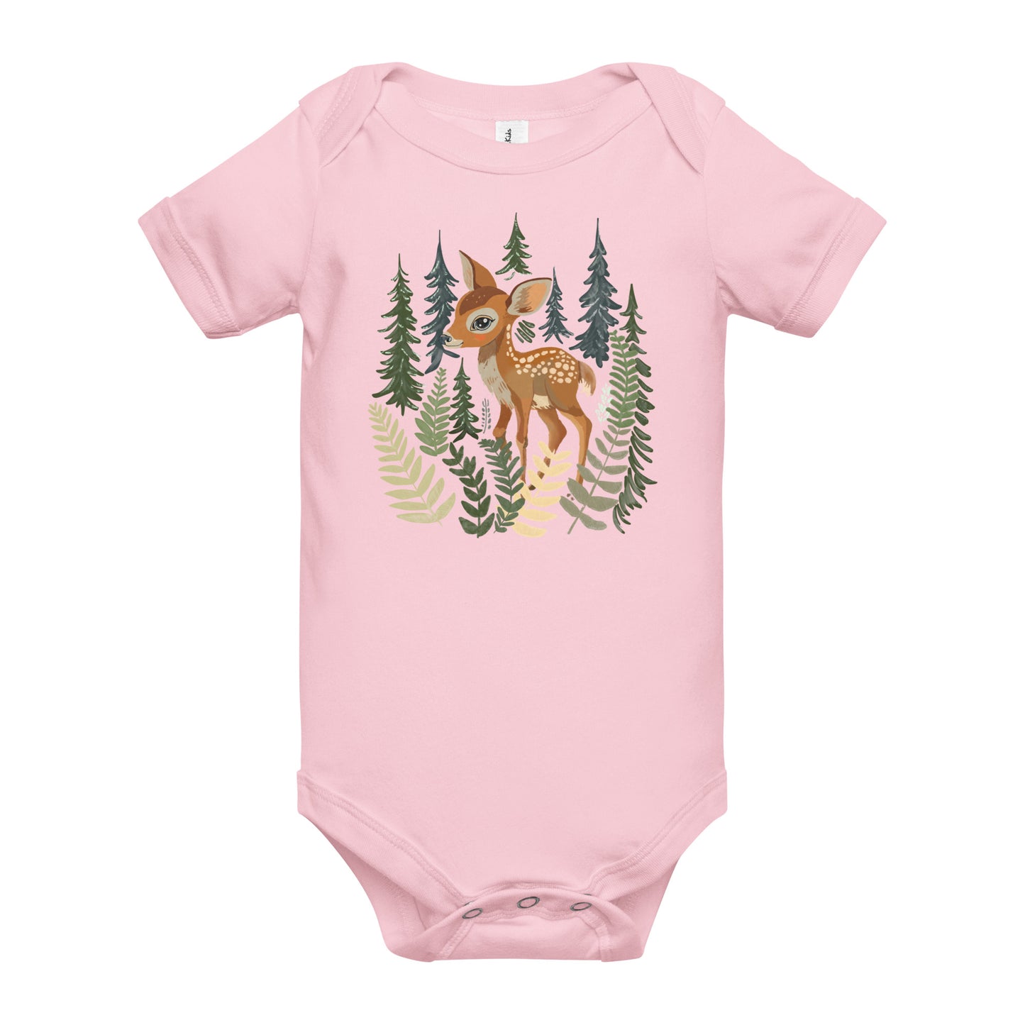 Lil' Granola Girl Forest Fawn Onesie