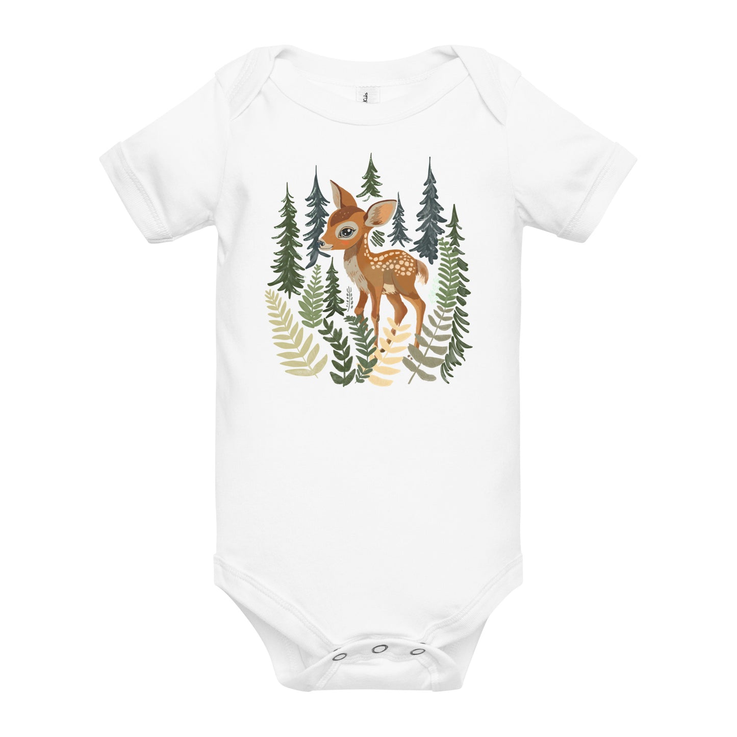 Lil' Granola Girl Forest Fawn Onesie