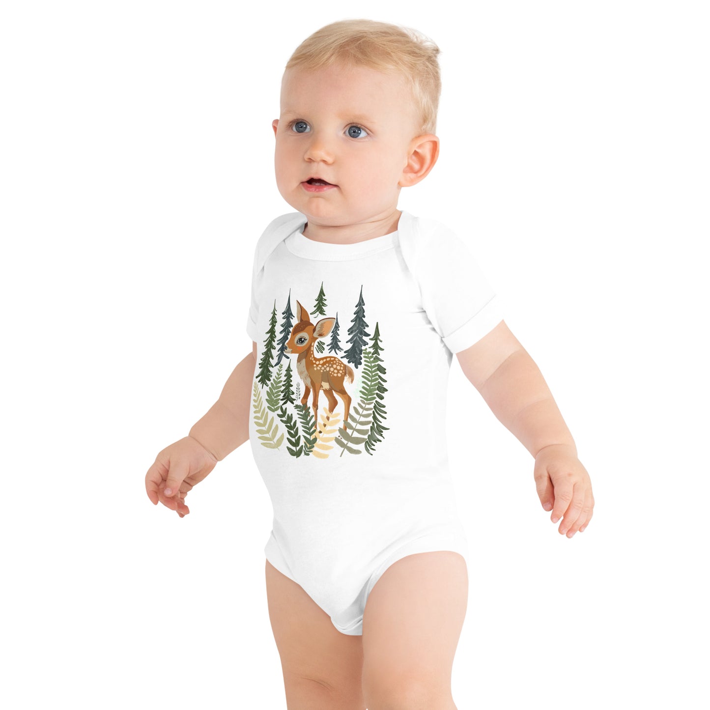 Lil' Granola Girl Forest Fawn Onesie