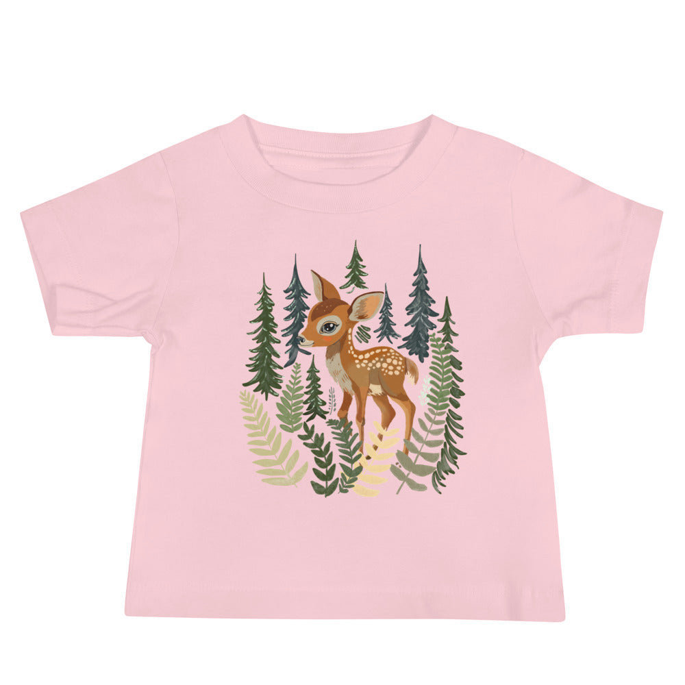 Lil' Granola Girl Forest Fawn Baby Tee