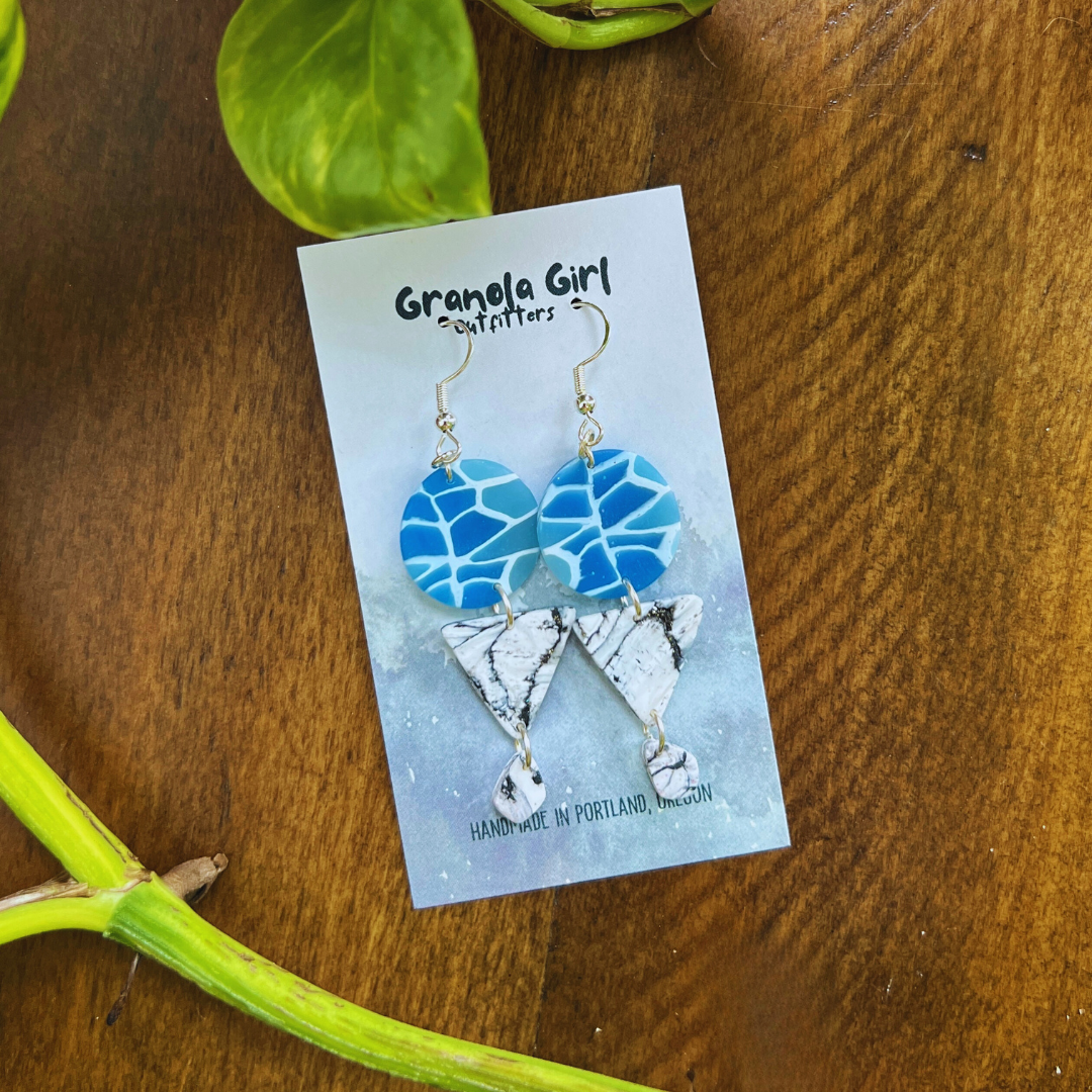 Azure Prism Earrings
