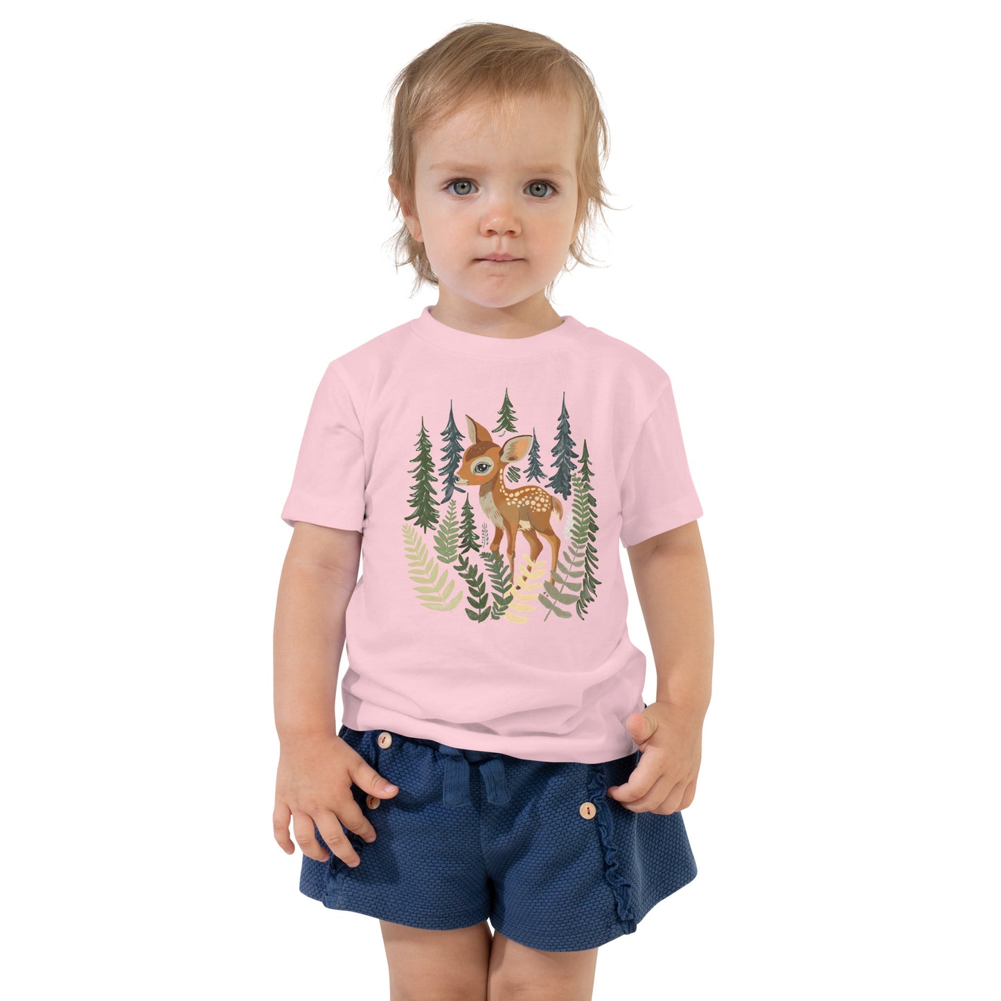 Mini Granola Girl Forest Fawn Toddler Tee