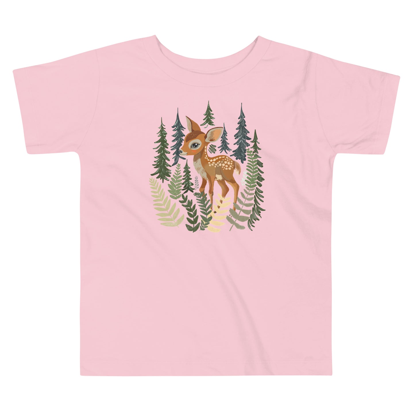 Mini Granola Girl Forest Fawn Toddler Tee