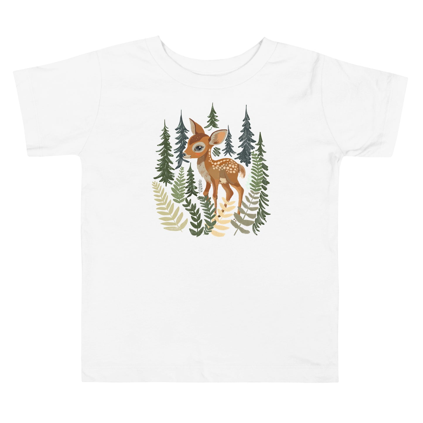 Mini Granola Girl Forest Fawn Toddler Tee