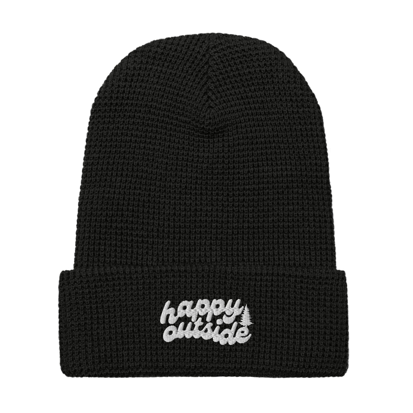 Happy Outside Waffle Beanie