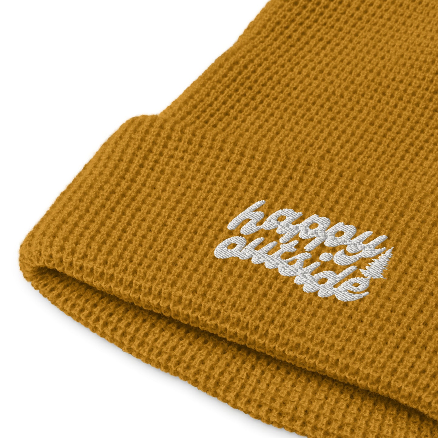 Happy Outside Waffle Beanie