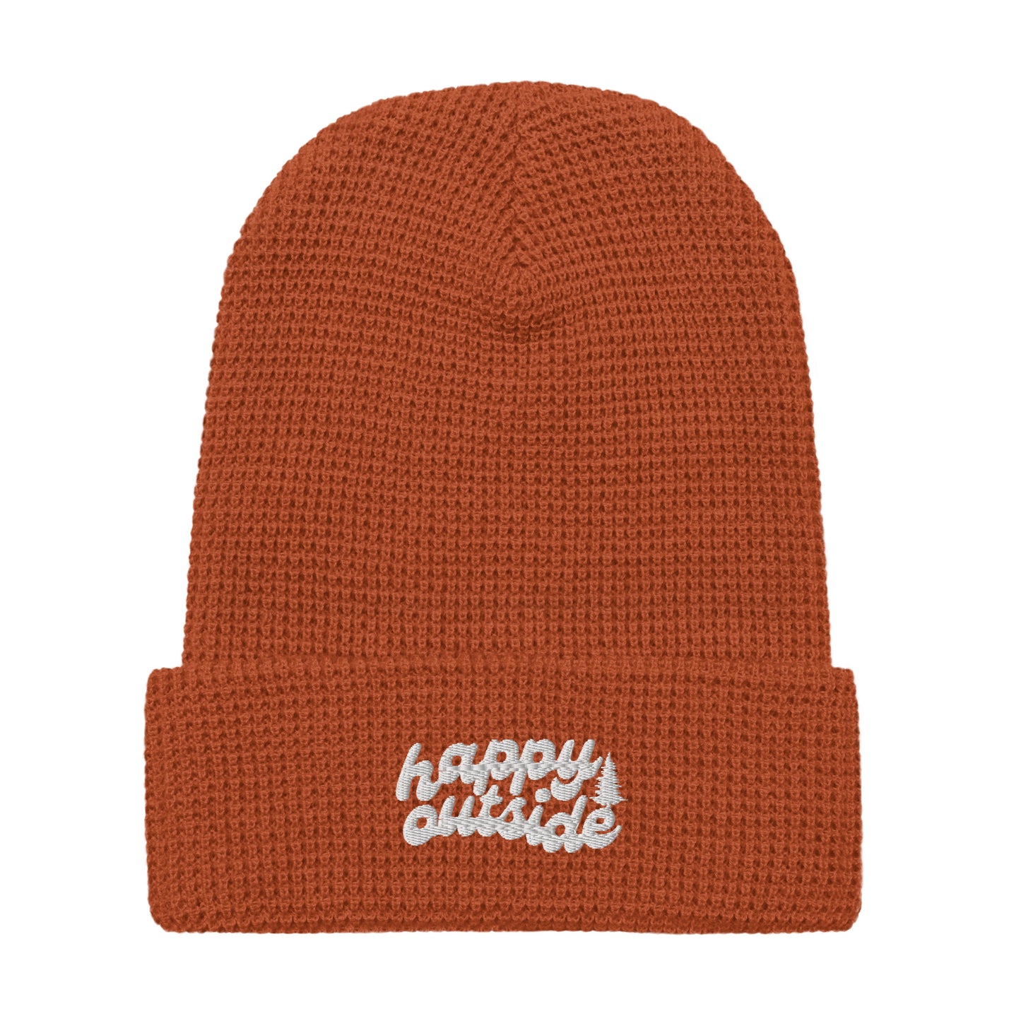 Happy Outside Waffle Beanie