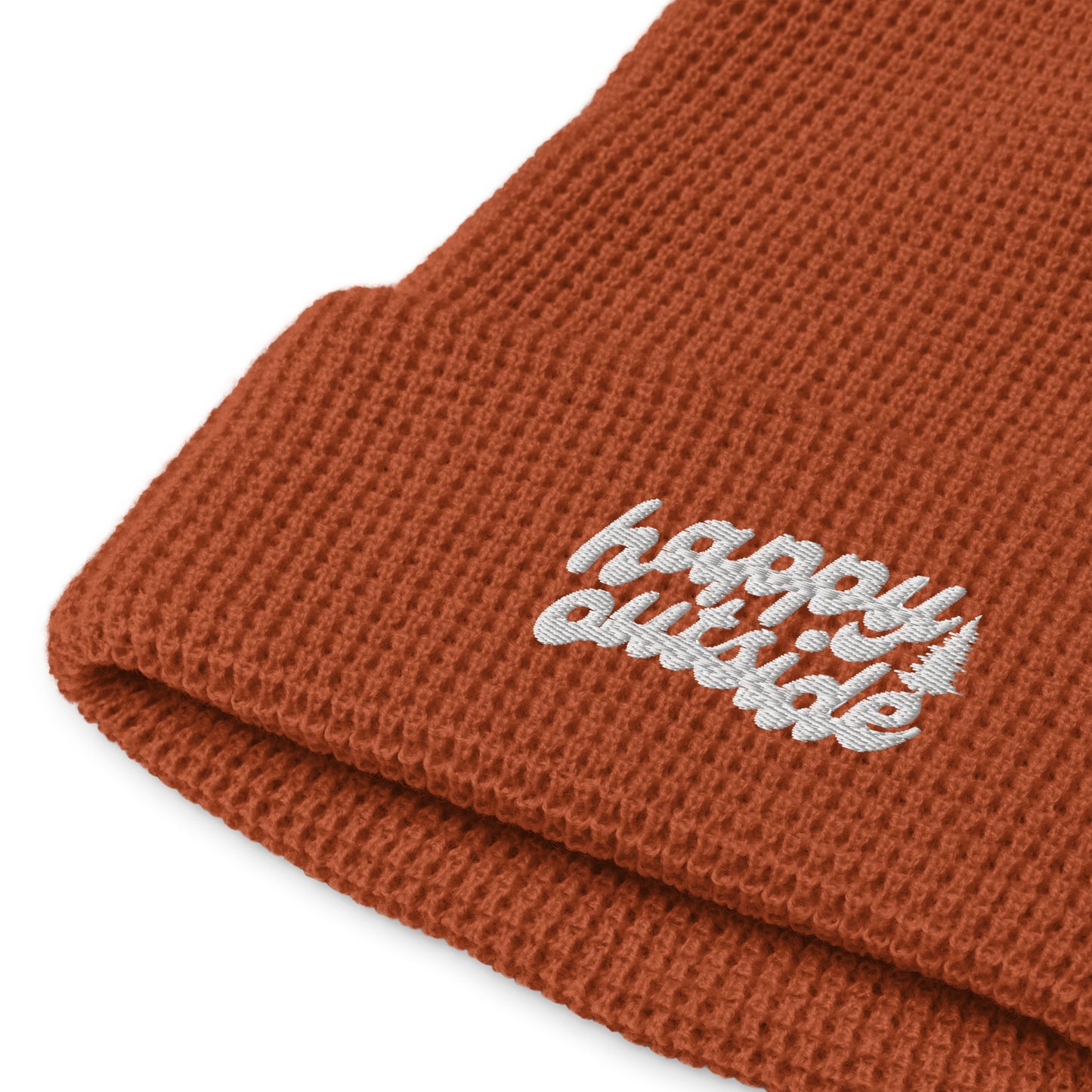 Happy Outside Waffle Beanie