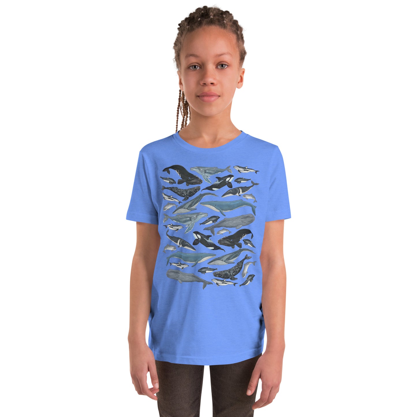 Junior Granola Girl PNW Whales T-Shirt
