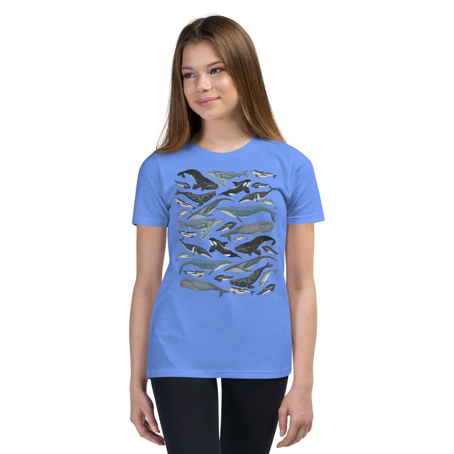 Junior Granola Girl PNW Whales T-Shirt