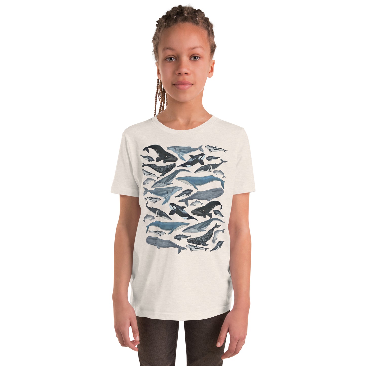 Junior Granola Girl PNW Whales T-Shirt