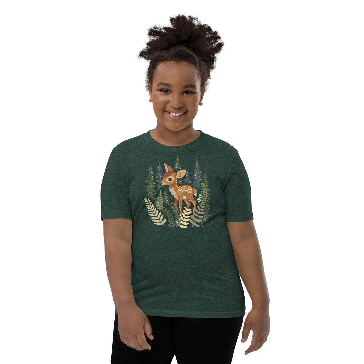 Junior Granola Girl Forest Fawn Youth Tee