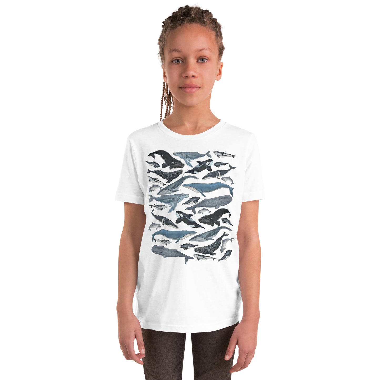Junior Granola Girl PNW Whales T-Shirt