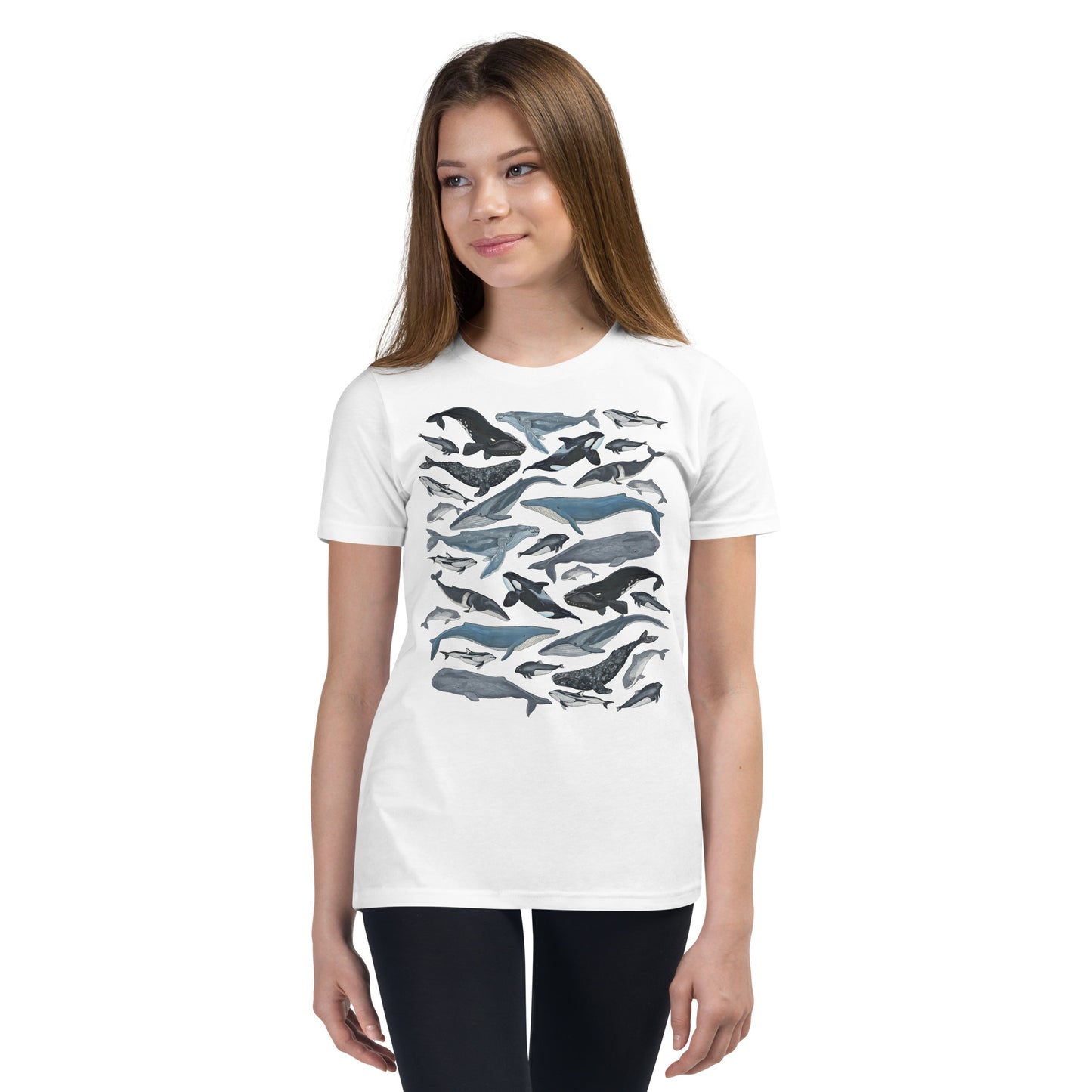 Junior Granola Girl PNW Whales T-Shirt