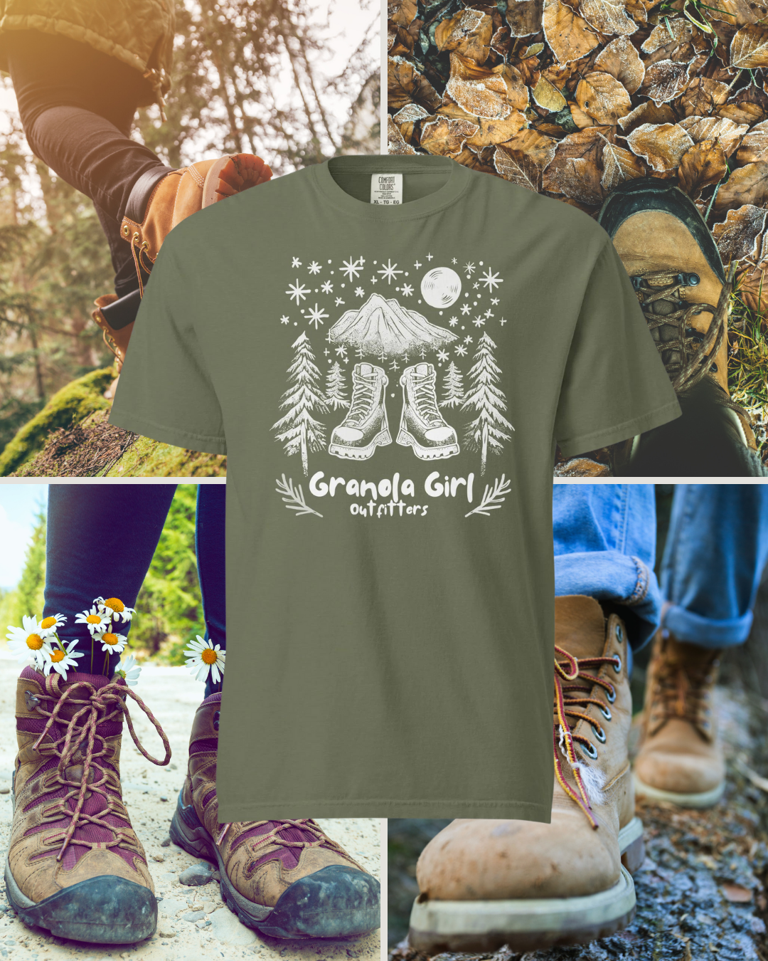 Granola Girl Hiking T-Shirt