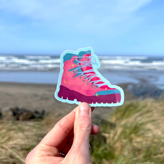 Hiking Boot Sticker