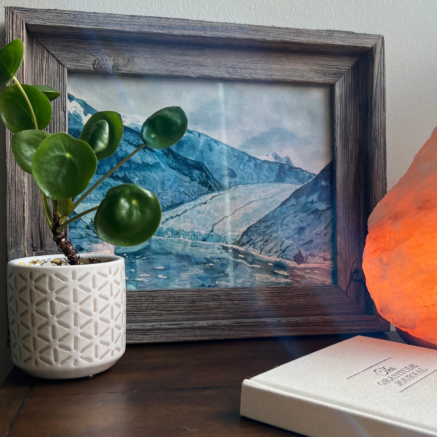 Dawes Glacier – Alaska Watercolor Fine Art Print by Caitlin Tobey | 8x10