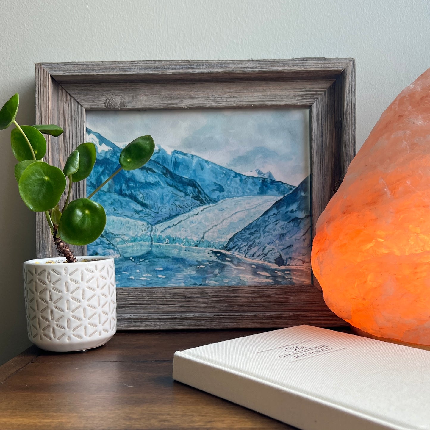 Dawes Glacier – Alaska Watercolor Fine Art Print by Caitlin Tobey | 8x10