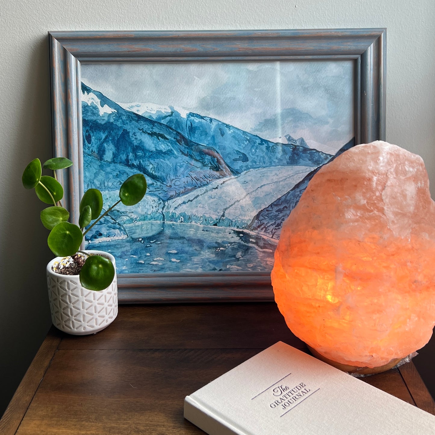 Dawes Glacier – Alaska Watercolor Fine Art Print by Caitlin Tobey | 11x14