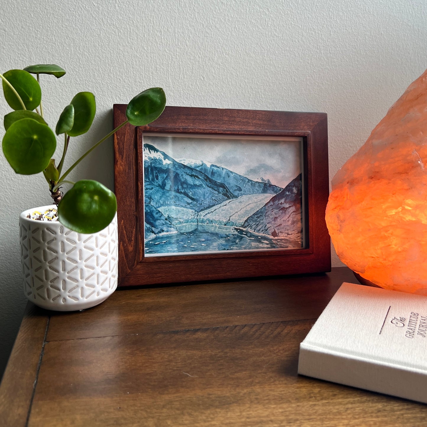 Dawes Glacier – Alaska Watercolor Fine Art Print by Caitlin Tobey | 5×7