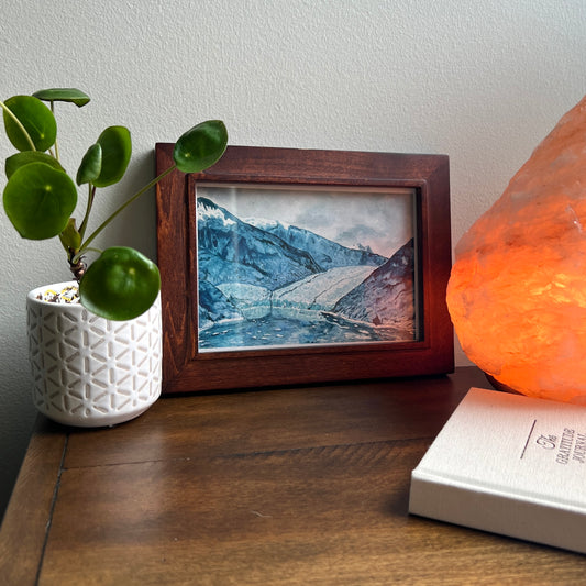 Dawes Glacier – Alaska Watercolor Fine Art Print by Caitlin Tobey | 5×7