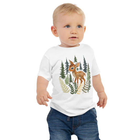 Lil' Granola Girl Forest Fawn Baby Tee