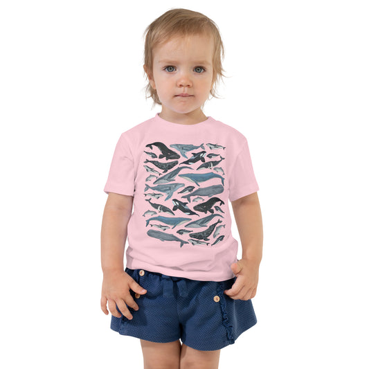 Mini Granola Girl PNW Whales Toddler Tee