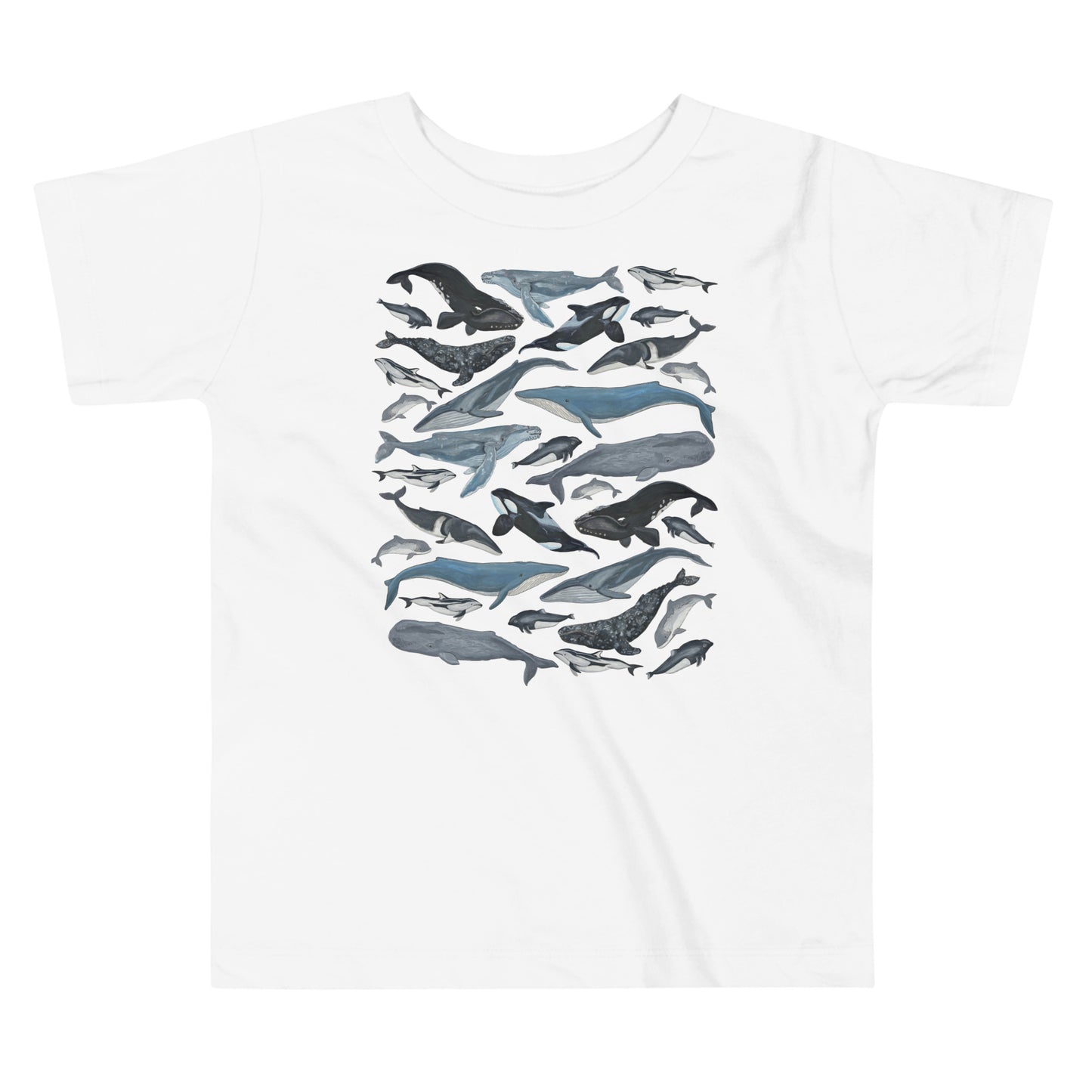 Mini Granola Girl PNW Whales Toddler Tee